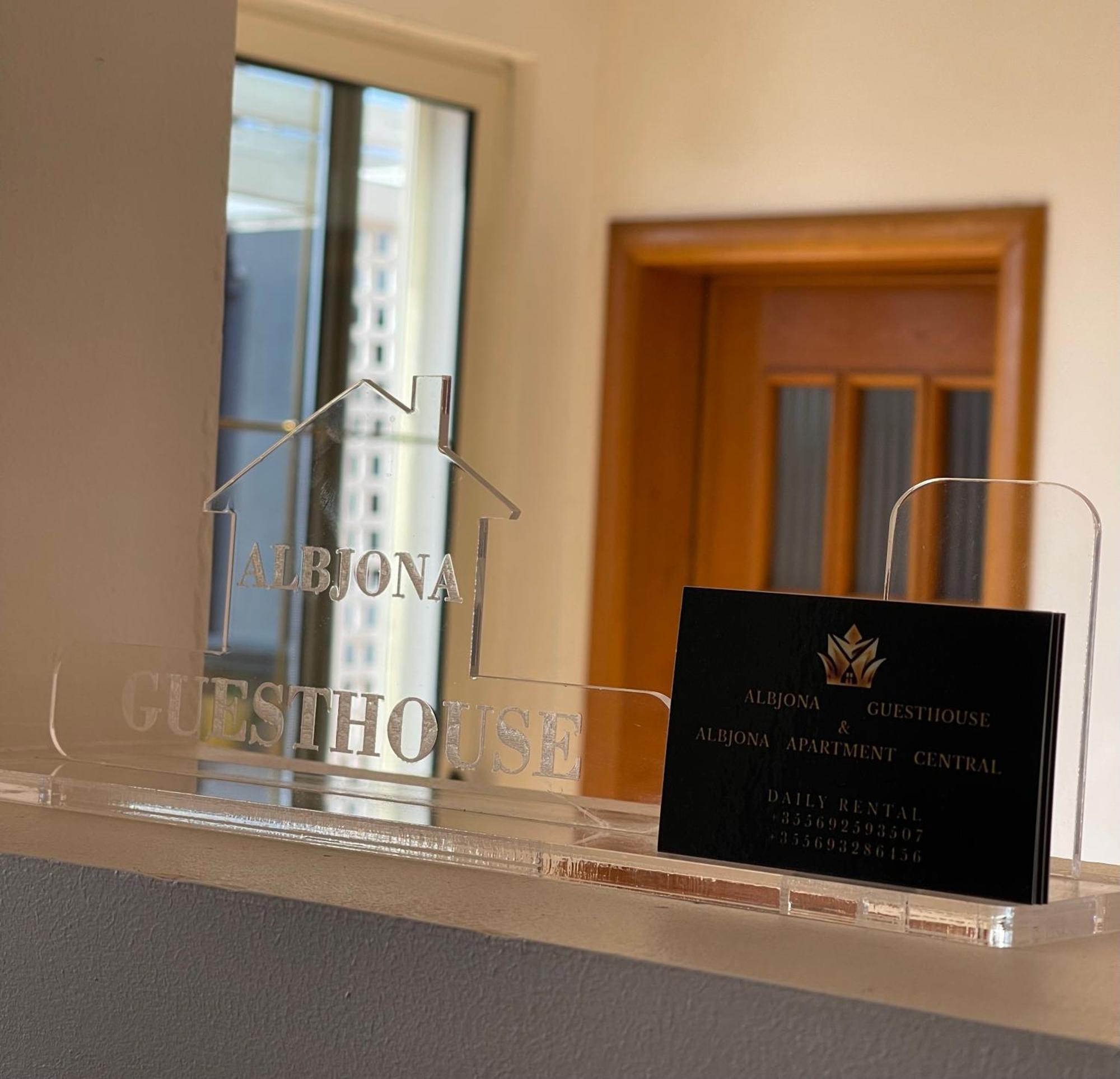 Albjona Guesthouse Тирана Экстерьер фото